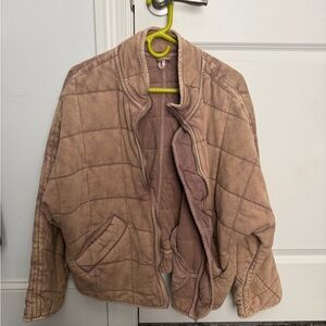Free People Dolman Quilted Knit Jacket